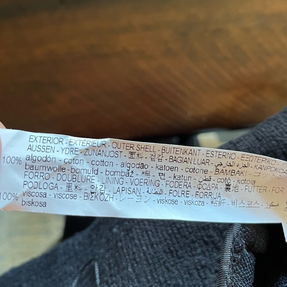 Zara Black Maxi Skirt with Gold Buttons - Picture 9 of 9